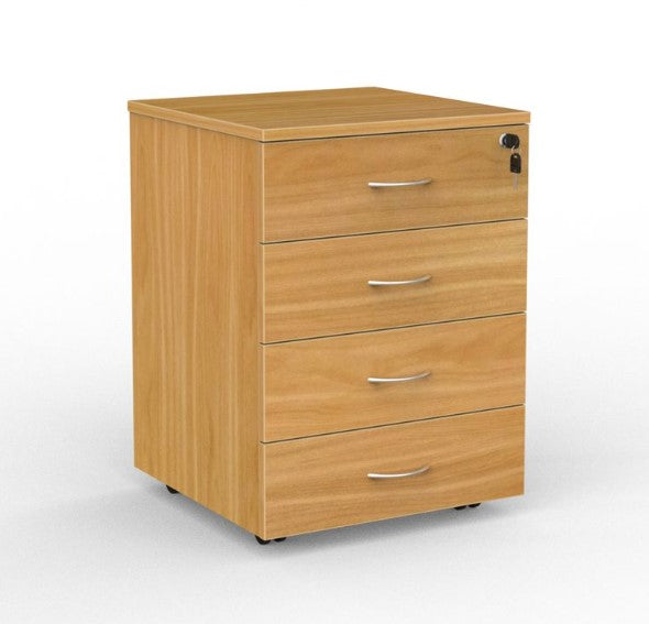 Ergoplan Locking 4 Drawer Mobile
