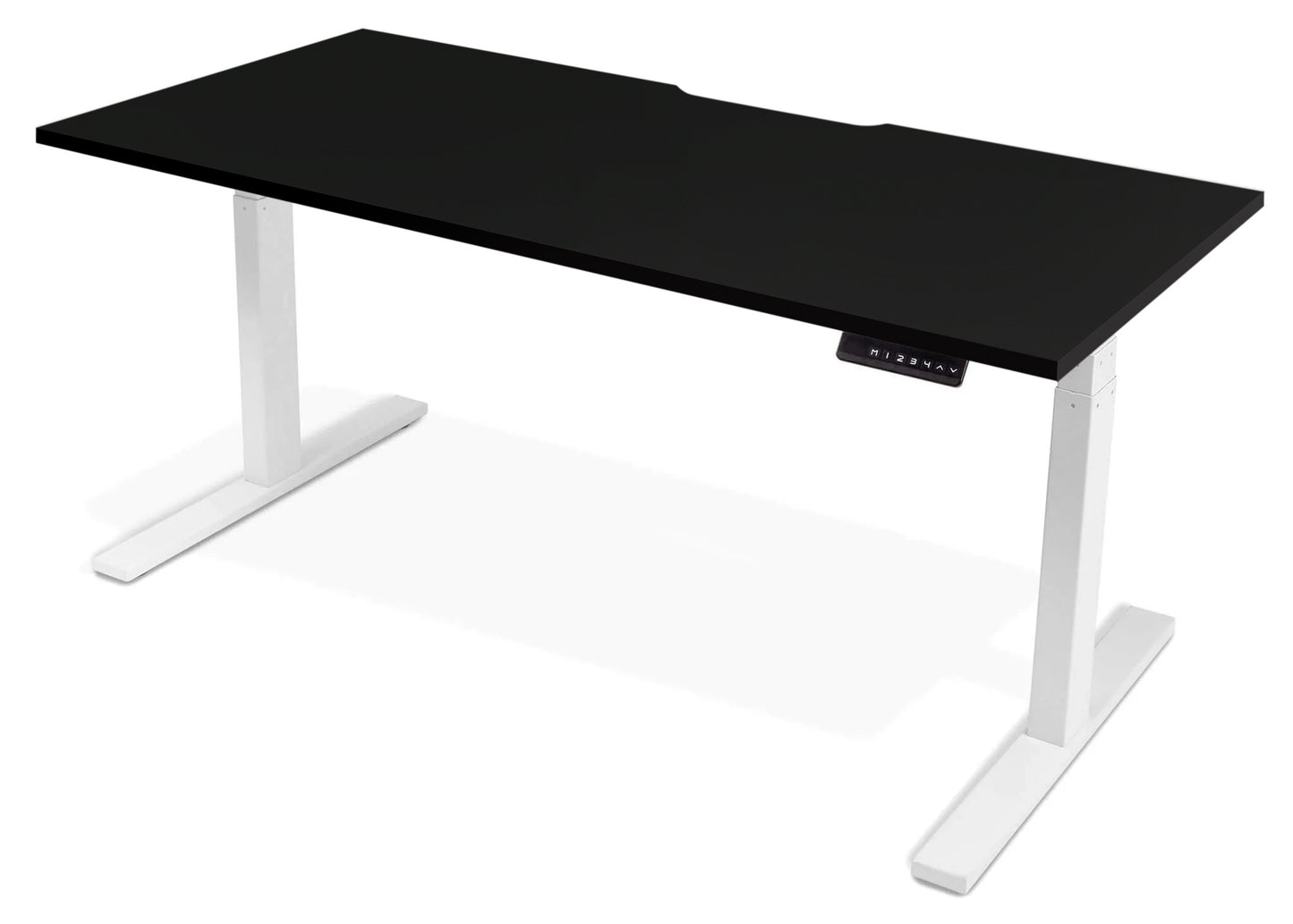 Evolve Electric Standing Desk Scalloped Desktop