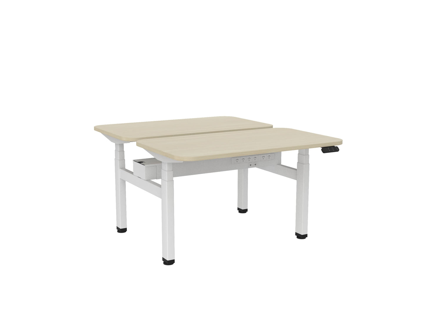 Haven Electric Double Sided Desk - Radius Desktops