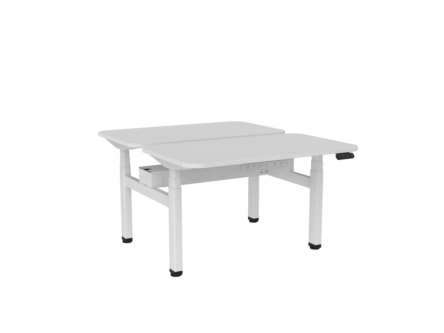 Haven Electric Double Sided Desk - Radius Desktops