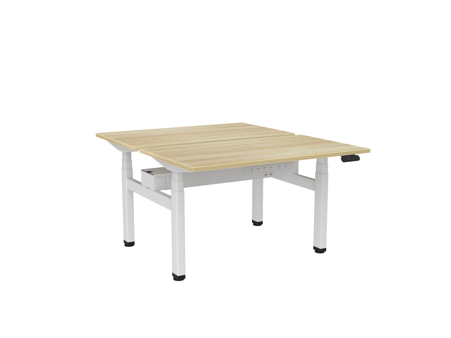Haven Electric Double Sided Desk - Rectangle Desktops
