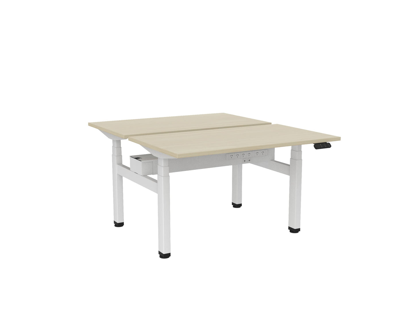 Haven Electric Double Sided Desk - Rectangle Desktops