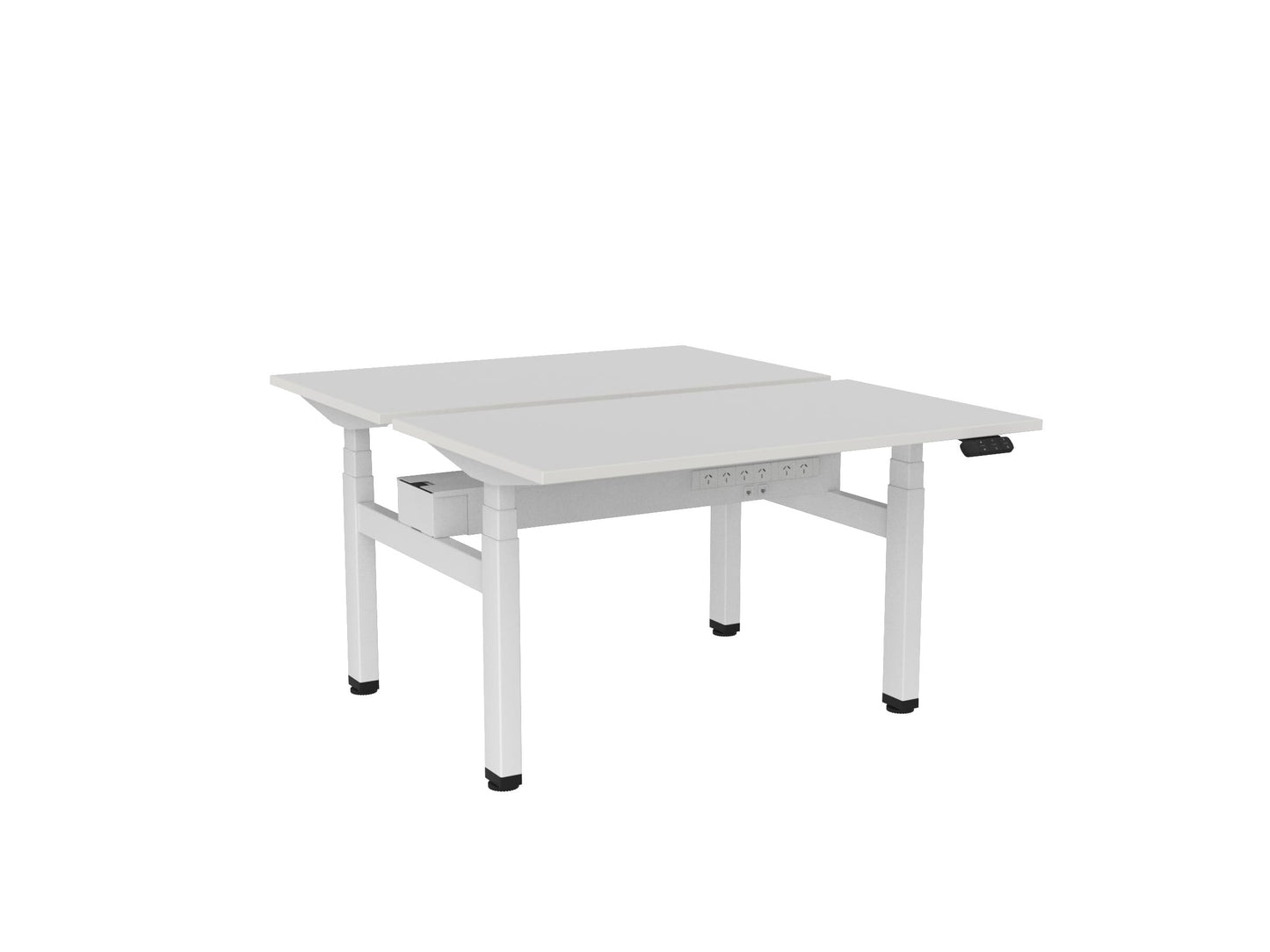 Haven Electric Double Sided Desk - Rectangle Desktops