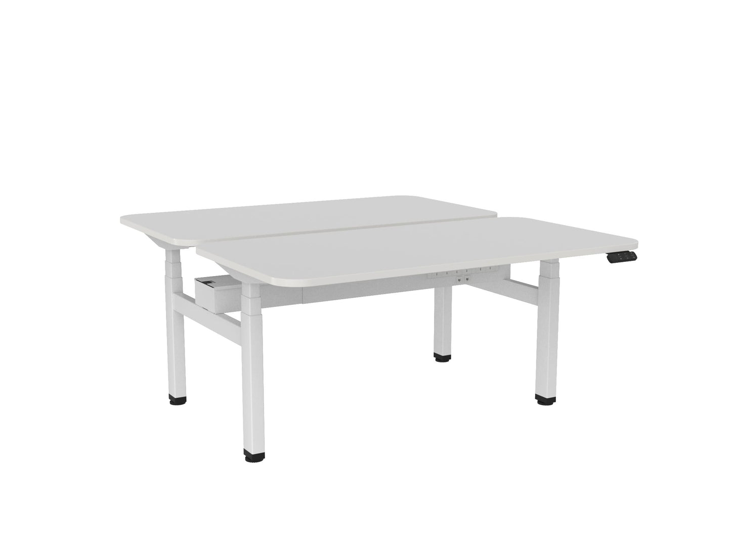 Haven Electric Double Sided Desk - Radius Desktops