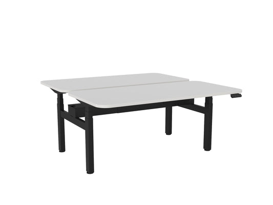 Haven Electric Double Sided Desk - Radius Desktops