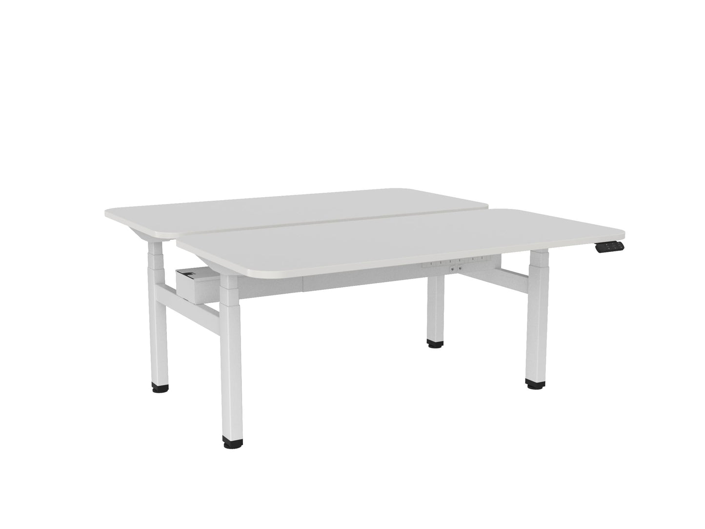 Haven Electric Double Sided Desk - Radius Desktops