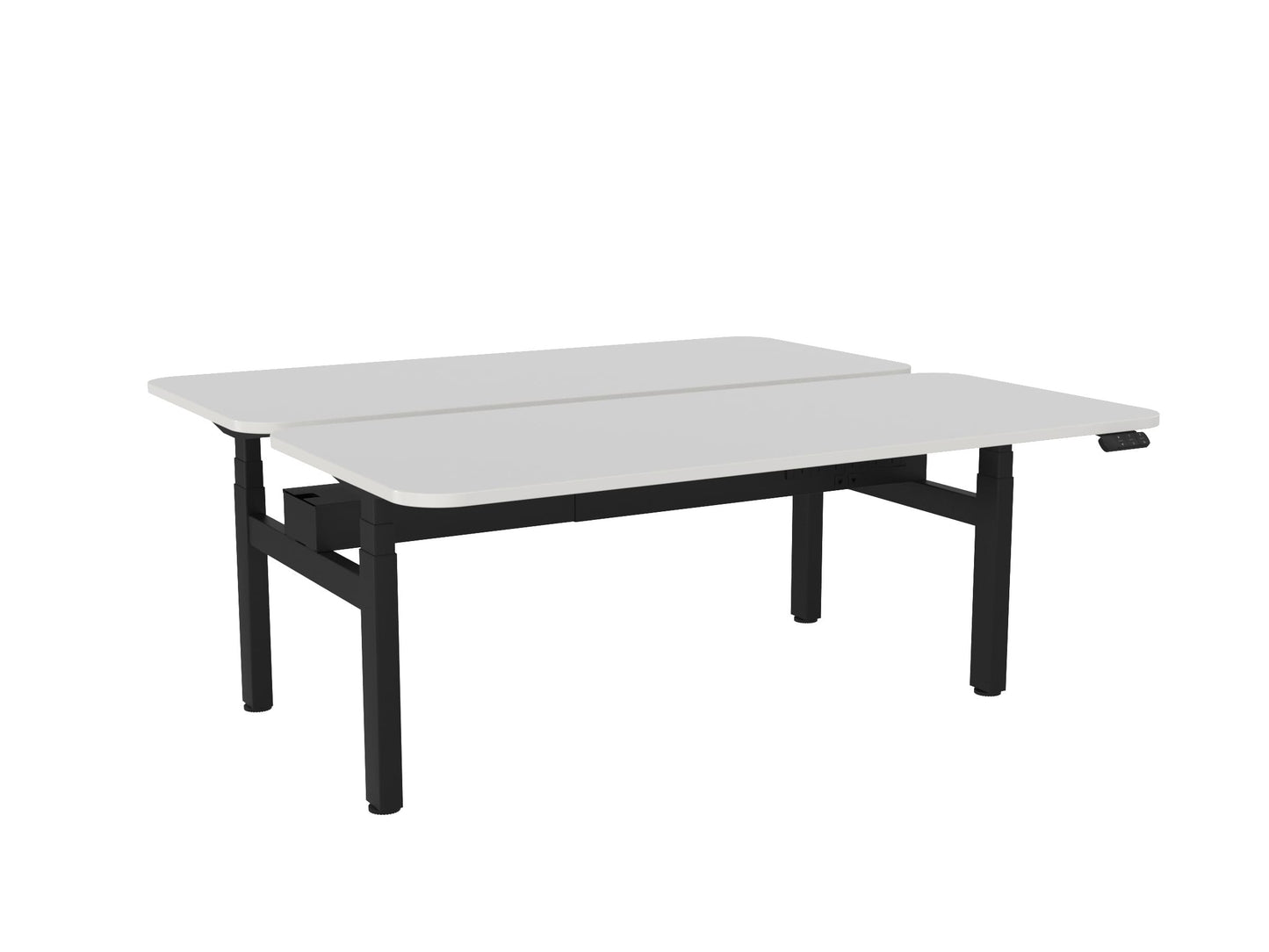 Haven Electric Double Sided Desk - Radius Desktops