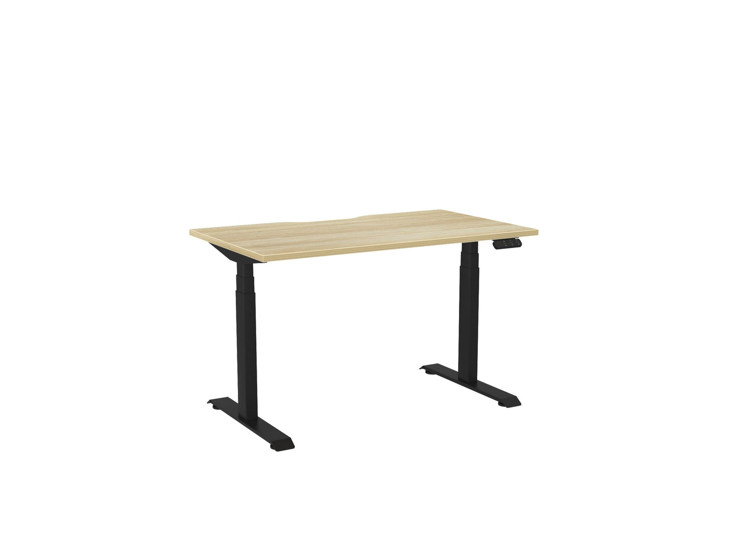 Haven Electric Single Sided Desk - Scallop Desktop