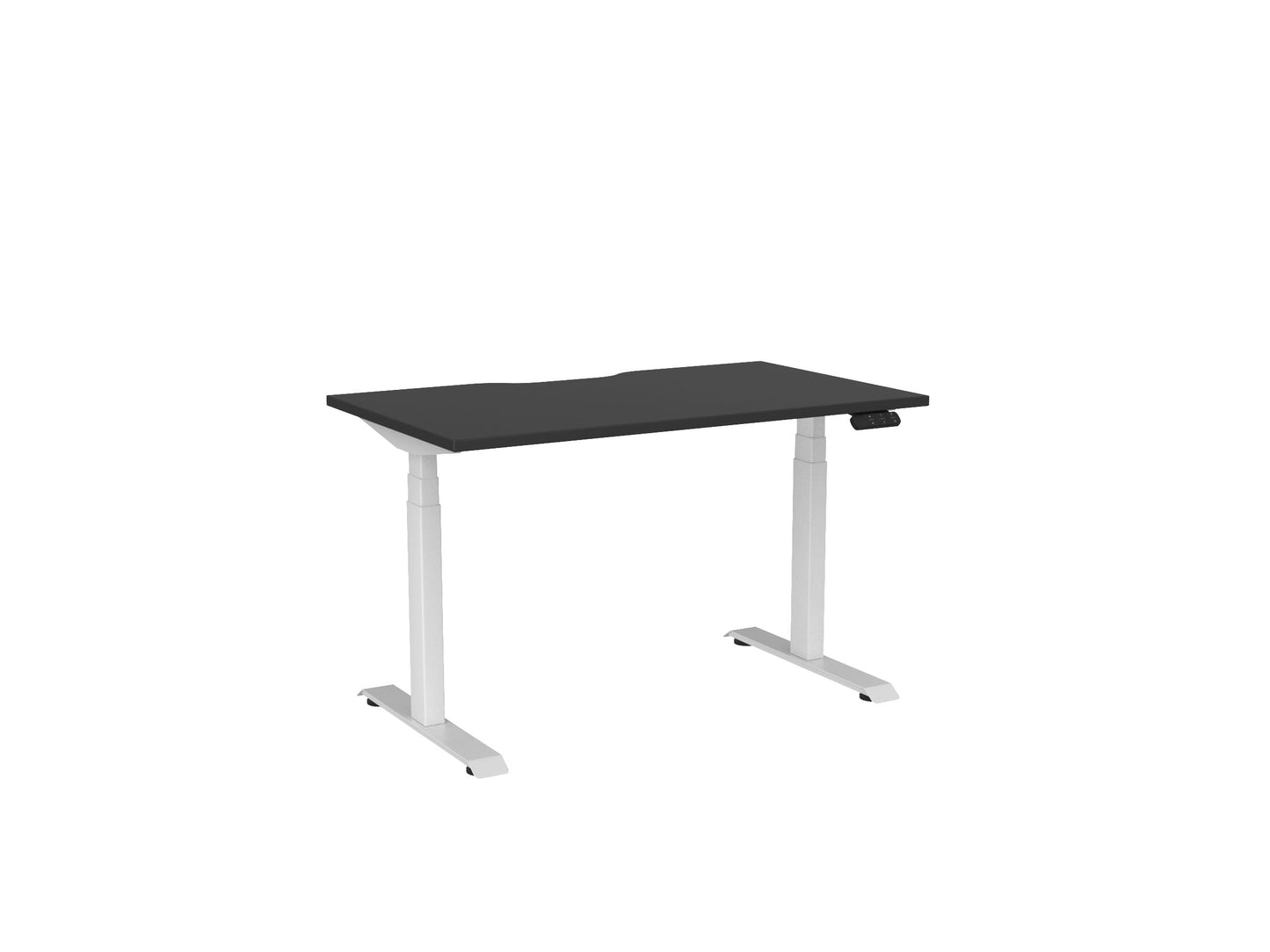 Haven Electric Single Sided Desk - Scallop Desktop