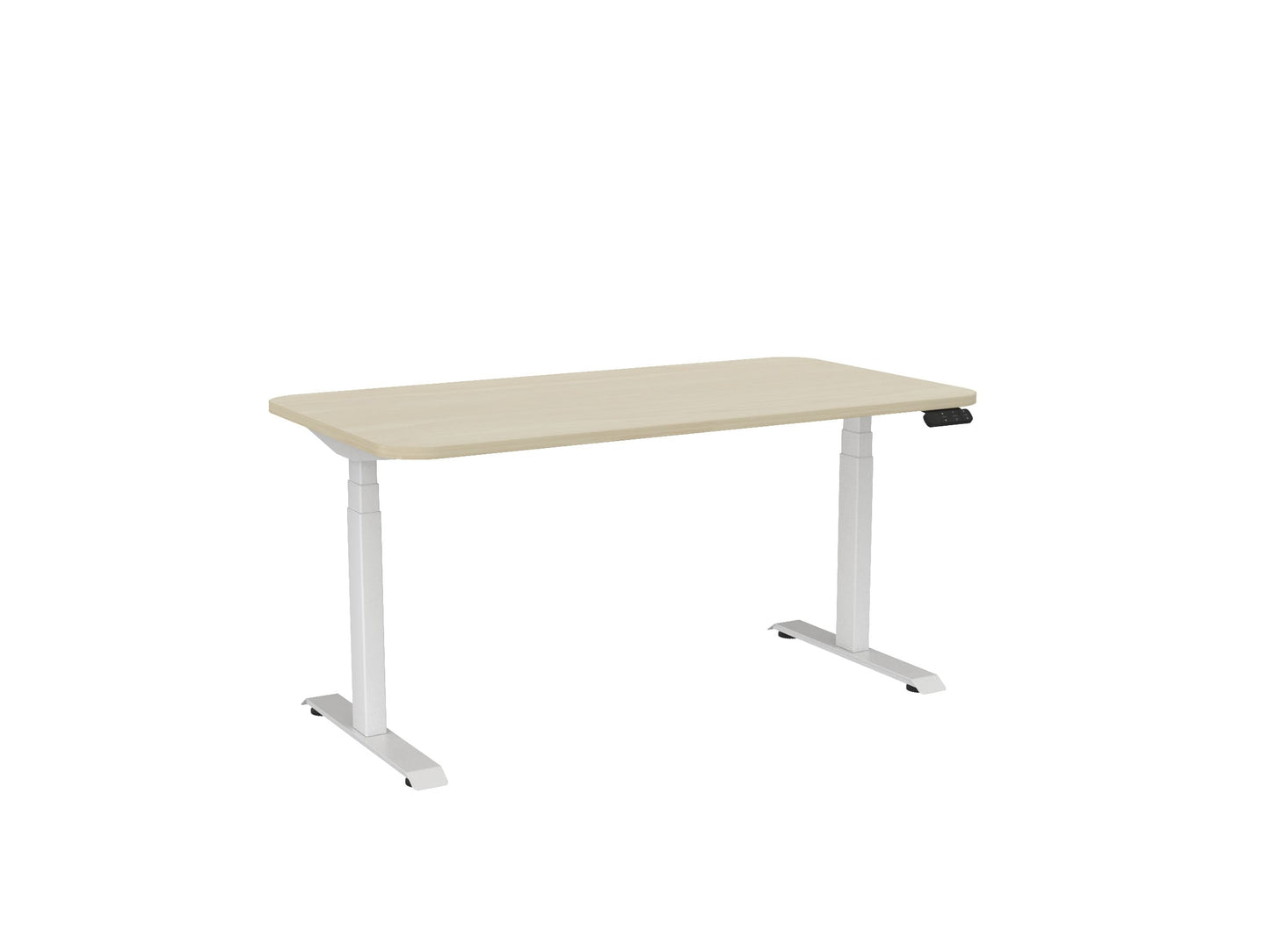 Haven Electric Single Sided Desk - Radius Desktop