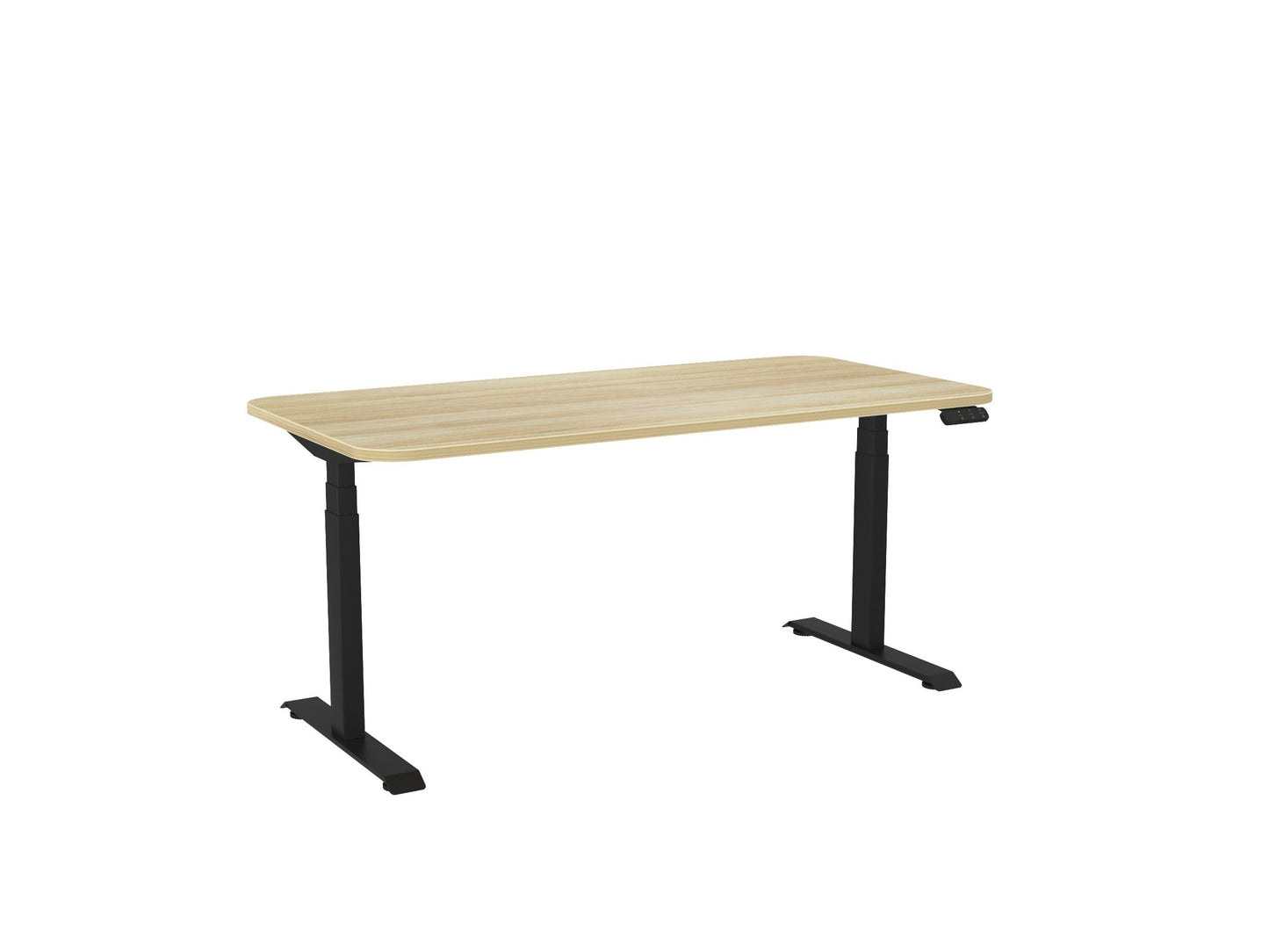 Haven Electric Single Sided Desk - Radius Desktop