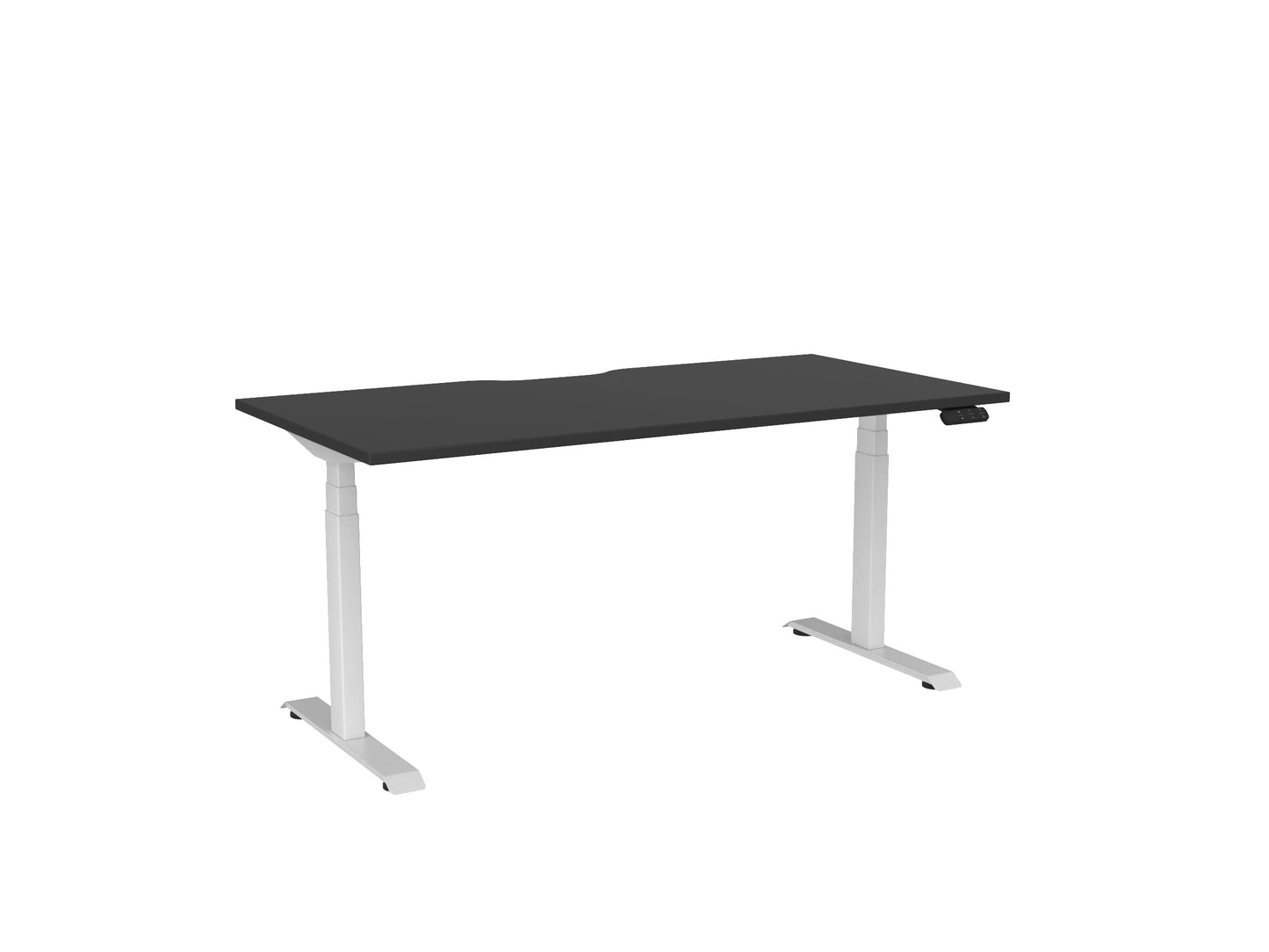 Haven Electric Single Sided Desk - Scallop Desktop