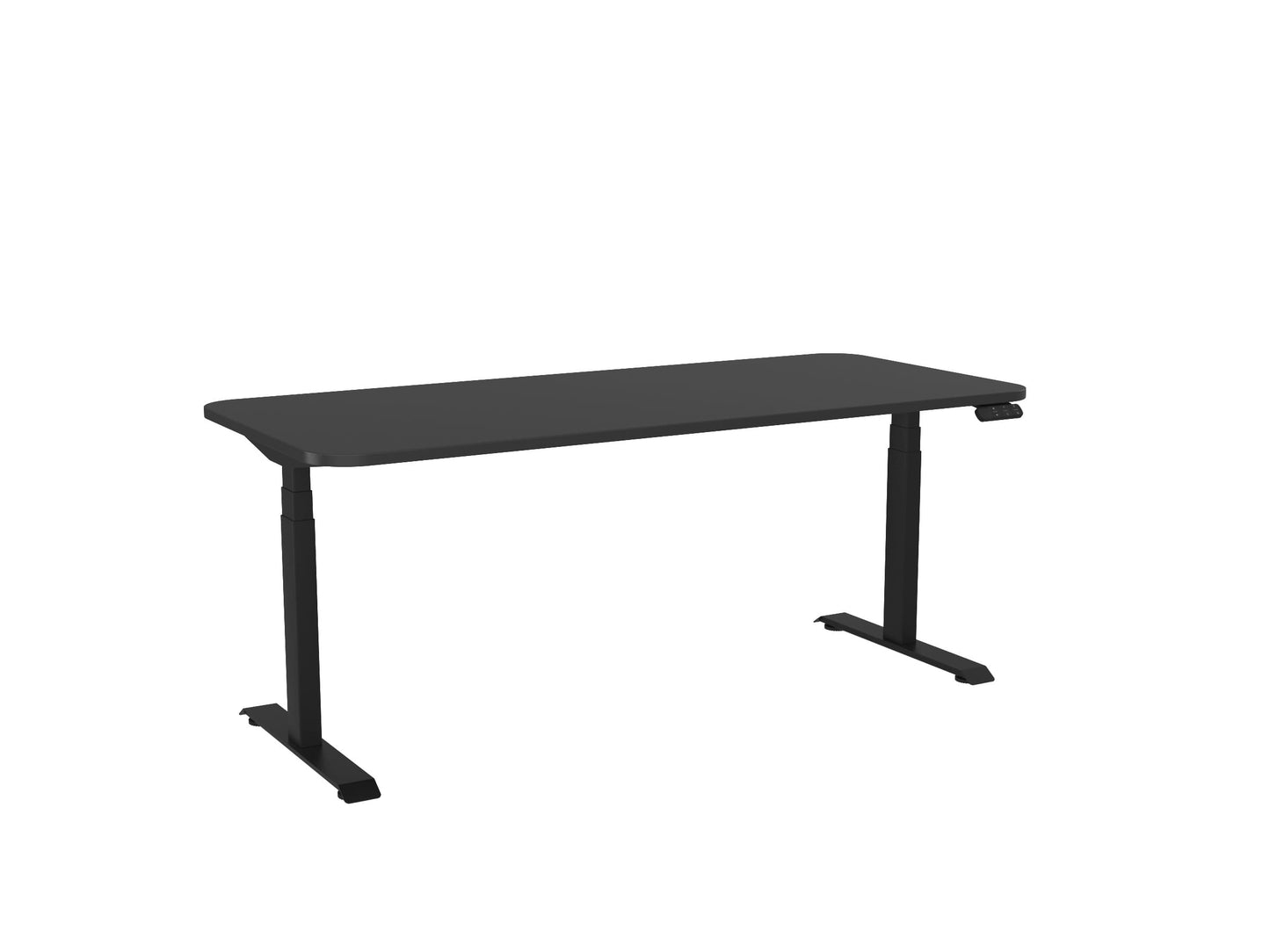 Haven Electric Single Sided Desk - Radius Desktop