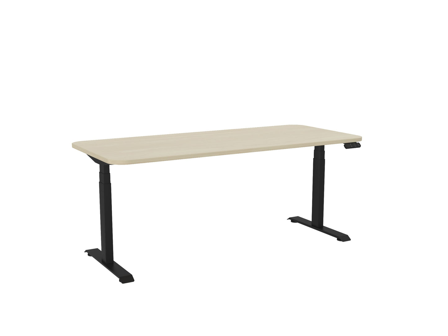Haven Electric Single Sided Desk - Radius Desktop