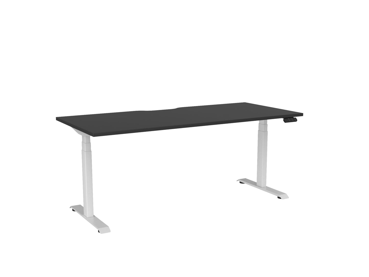 Haven Electric Single Sided Desk - Scallop Desktop