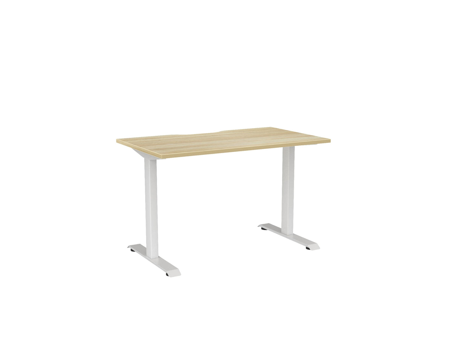 Haven Fixed Single Sided Desk - Scallop Desktop