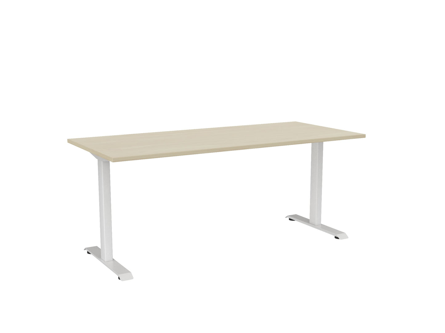 Haven Fixed Single Sided Desk - Rectangle Desktop
