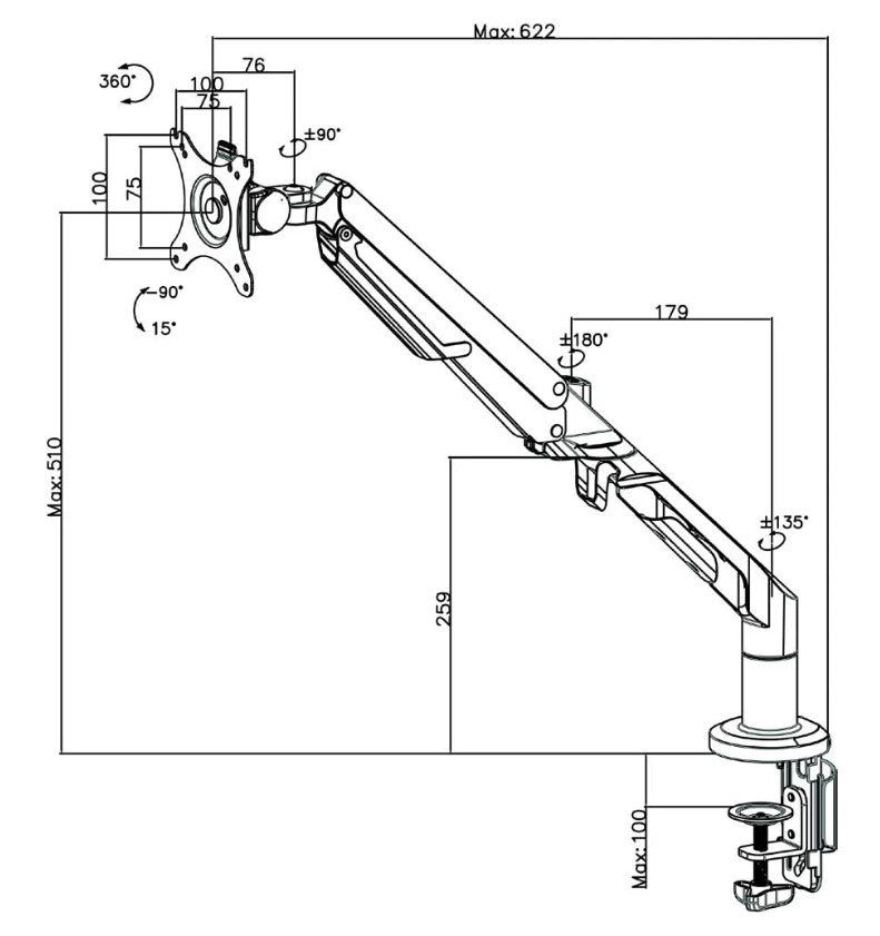 Scimitar Monitor Arm