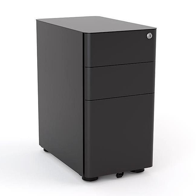Metal Mobile Drawers Under desk Black