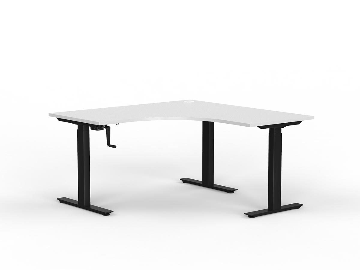 Standing Corner Manual height adjustable standing desk