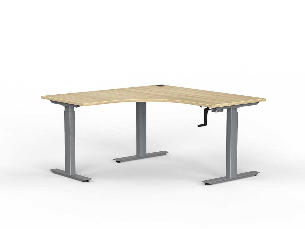 Standing Corner Manual height adjustable standing desk