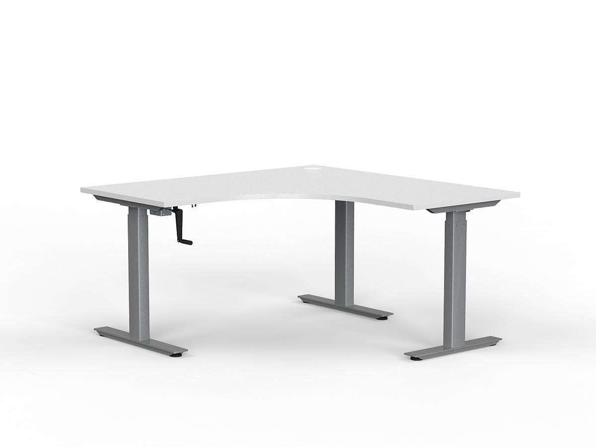 Standing Corner Manual height adjustable standing desk
