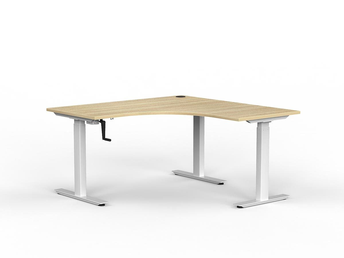 Standing Corner Manual height adjustable standing desk
