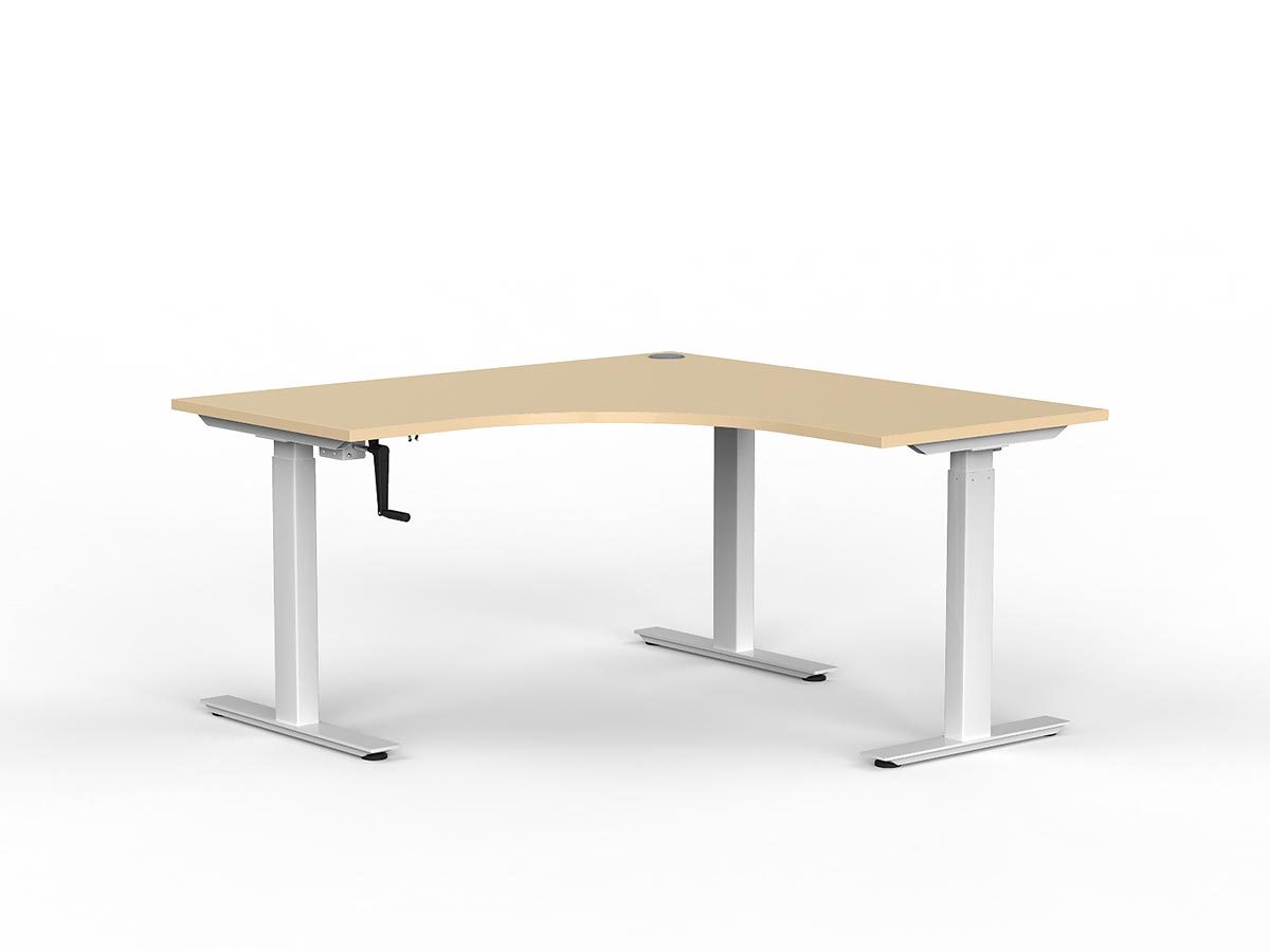 Standing Corner Manual height adjustable standing desk