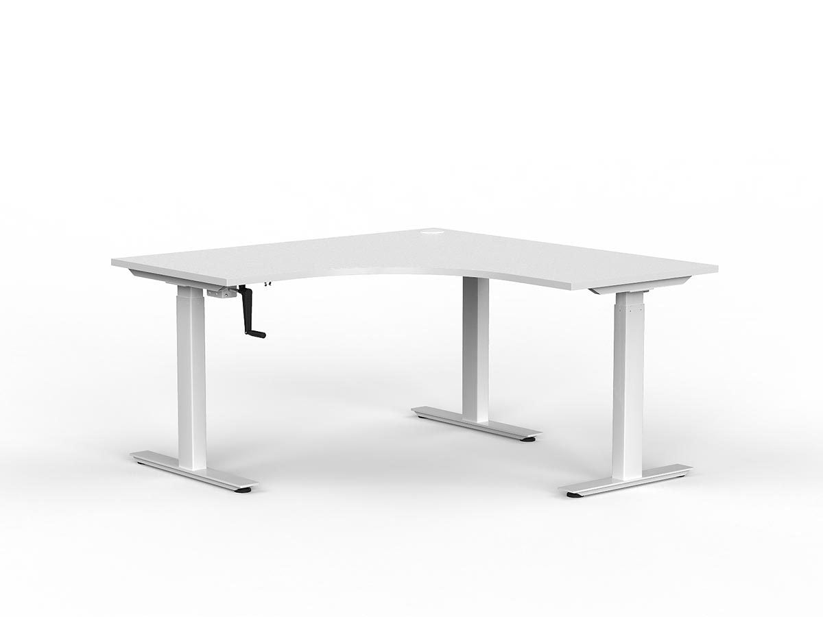 Standing Corner Manual height adjustable standing desk