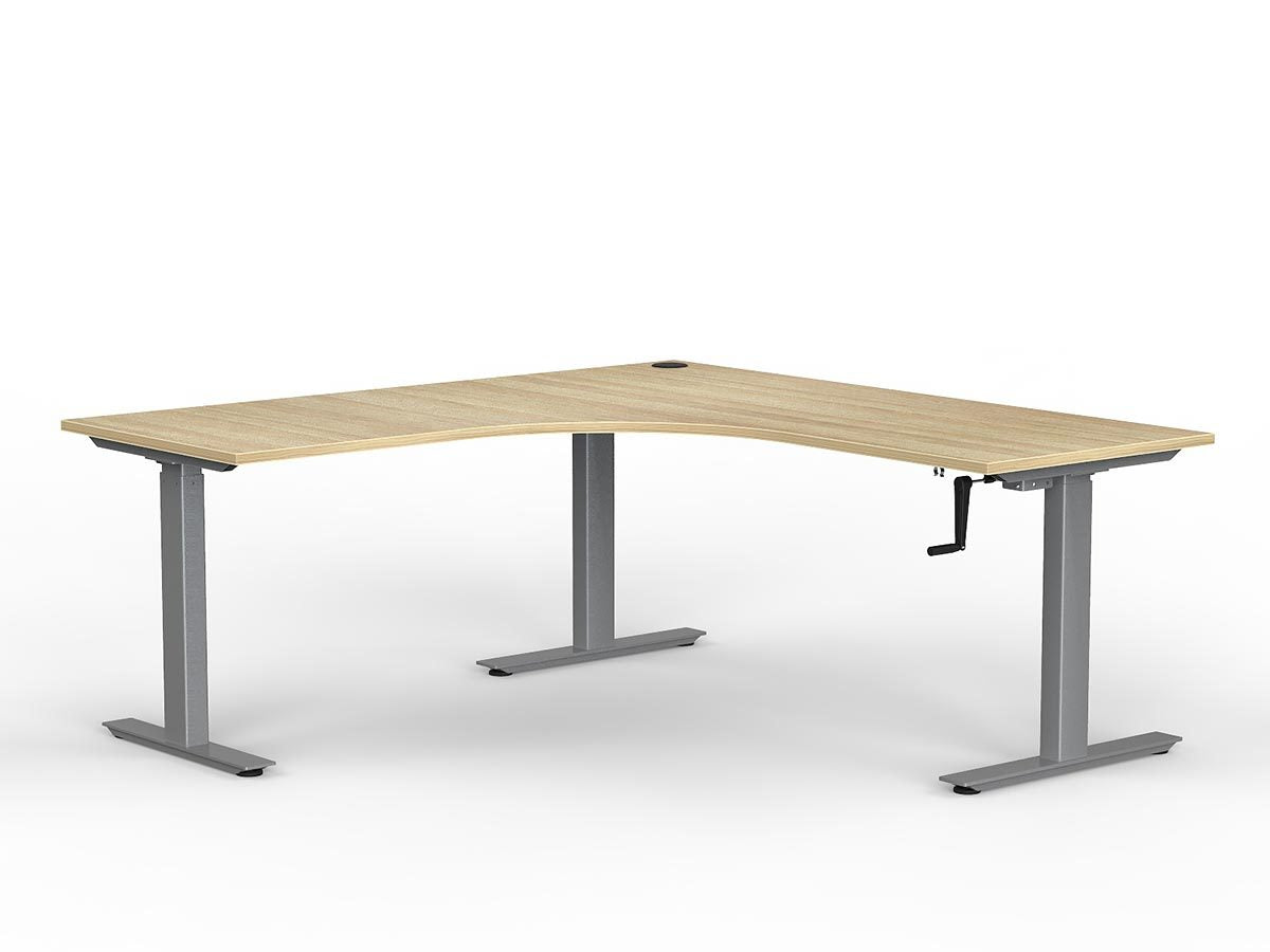 Standing Corner Manual height adjustable standing desk