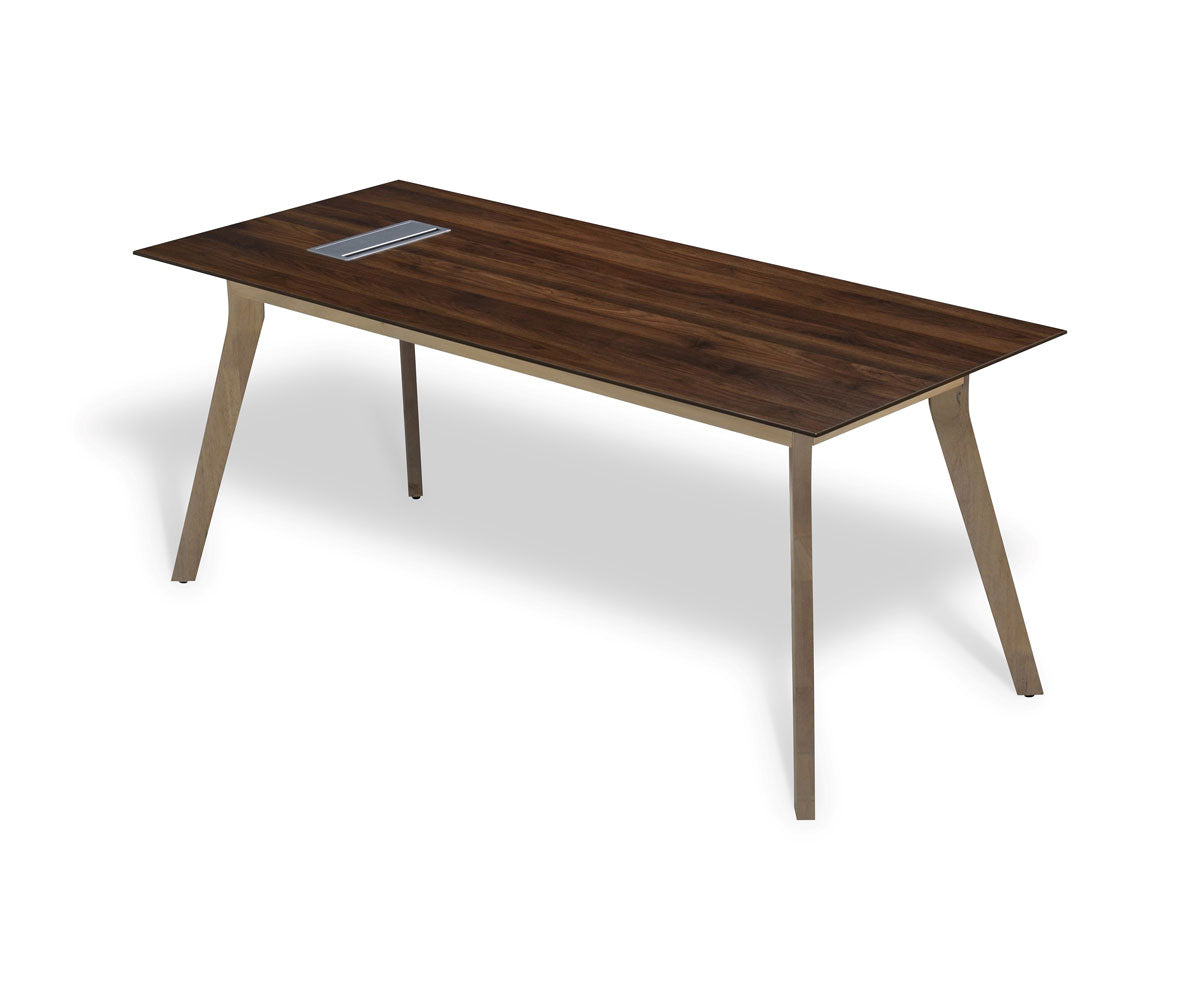 Solid Wooden Leg Office Desk