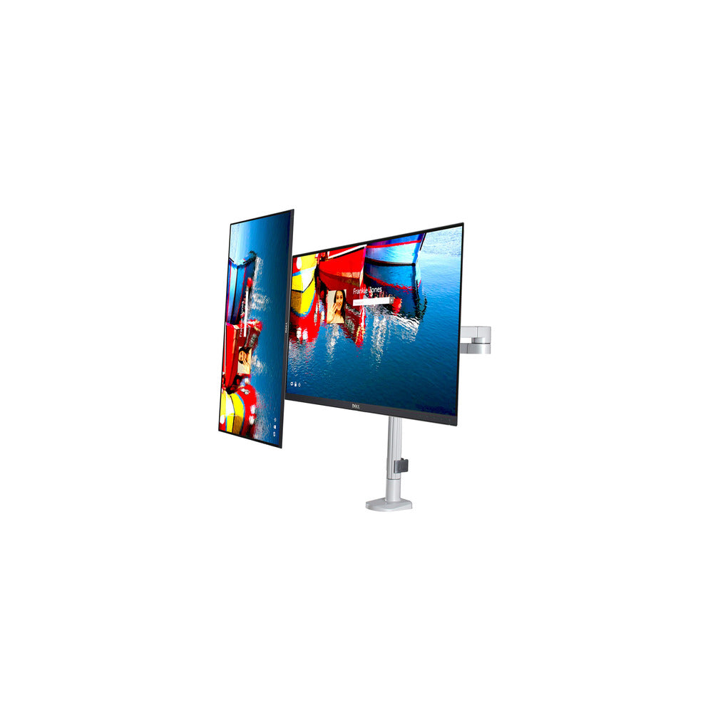 Twin screen monitor arm