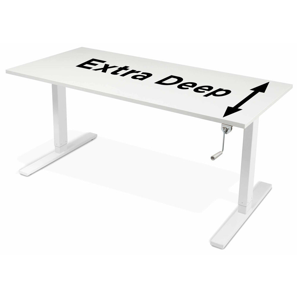 Manual Standing Desk Extra Deep
