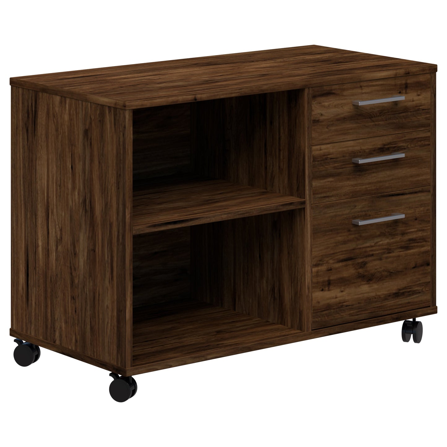Mascot Mobile Caddy (Drawers & Open Shelving)