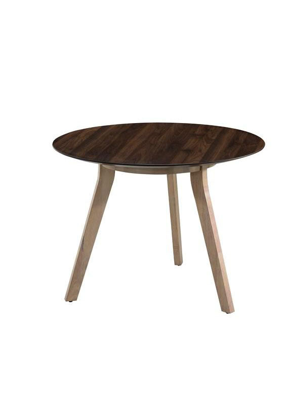 Copenhagen Round Dark Oak Meeting Table