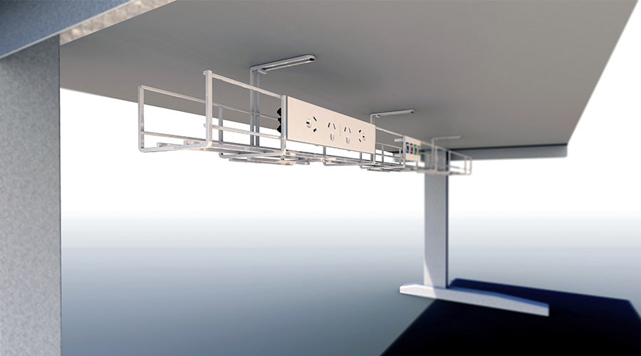 Wire cable management basket