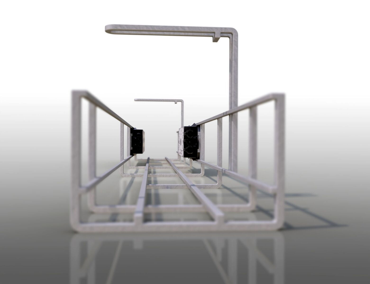 Wire cable management basket