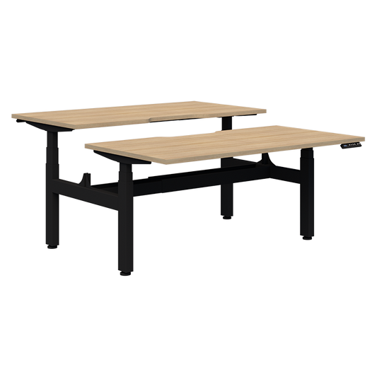 Summit II Electric Back-to-Back 2 Pod Desk