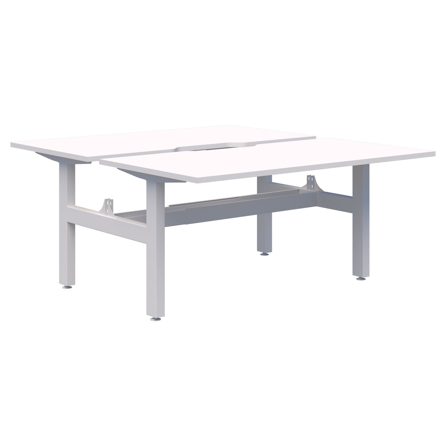 Summit II Fixed Height Back-to-Back 2 Pod Desk