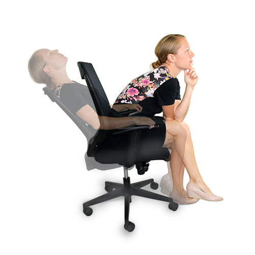 black mesh office chair