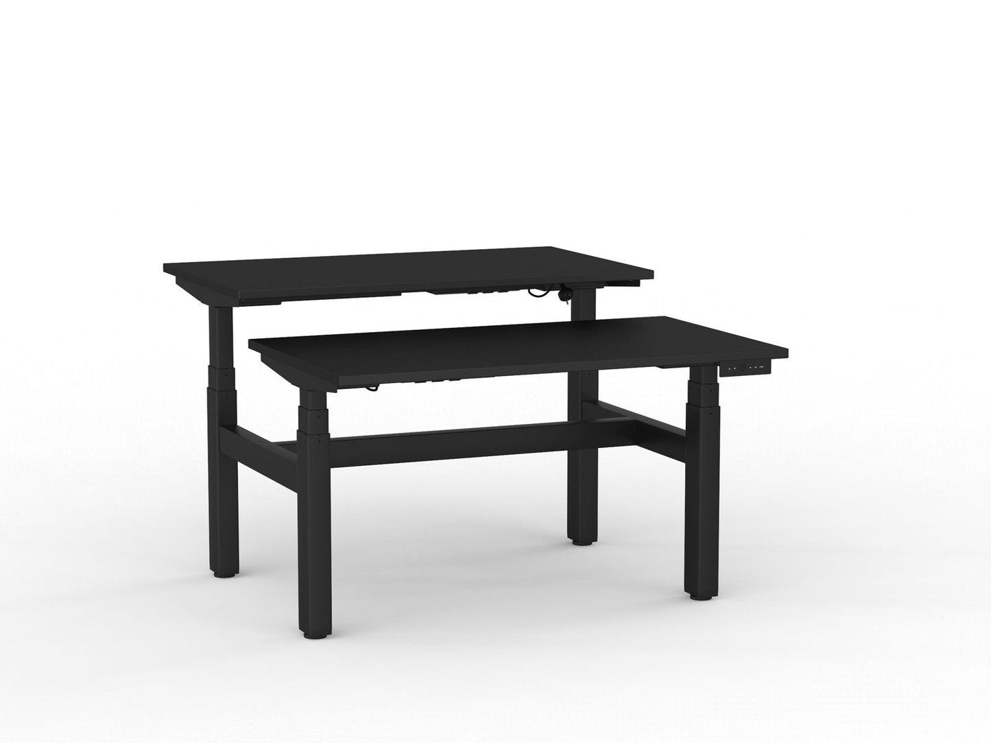 Agile Electric Shared Desk Deluxe 3 Column