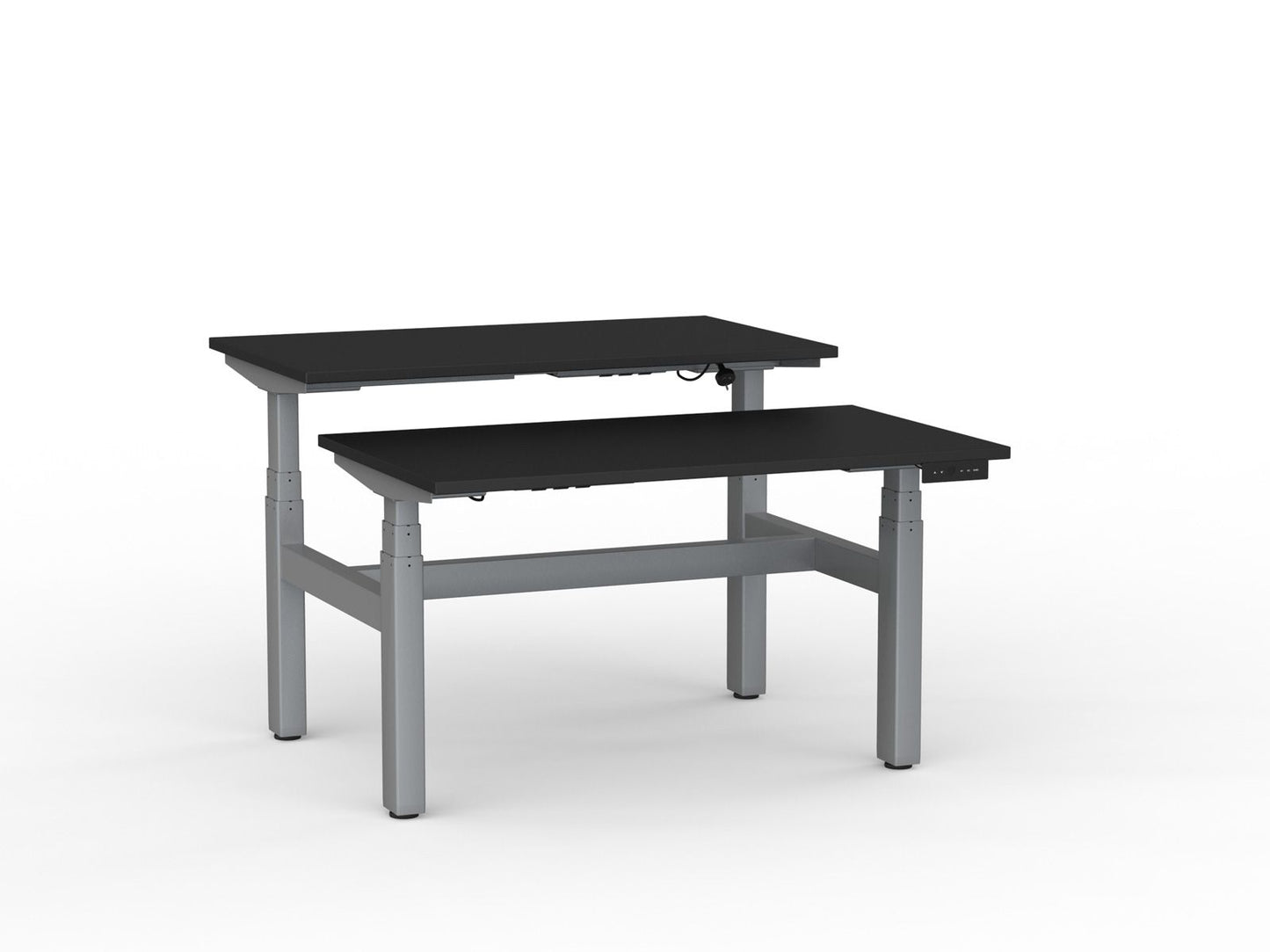 Agile Electric Shared Desk Deluxe 3 Column
