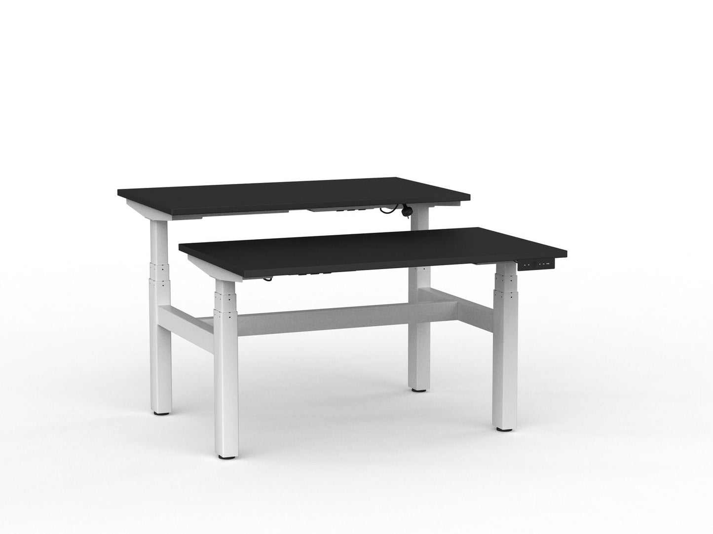 Agile Electric Shared Desk Deluxe 3 Column