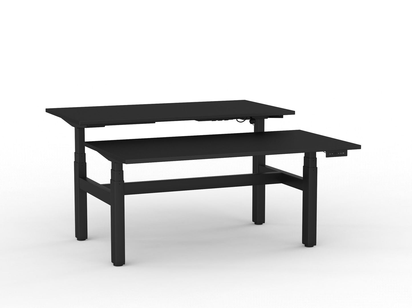 Agile Electric Shared Desk Deluxe 3 Column
