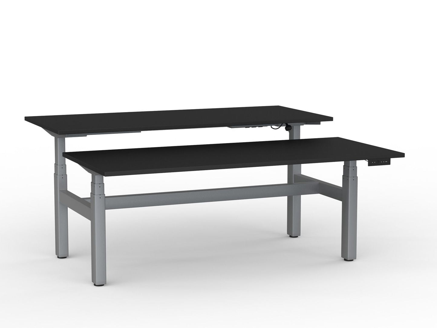 Agile Electric Shared Desk Deluxe 3 Column