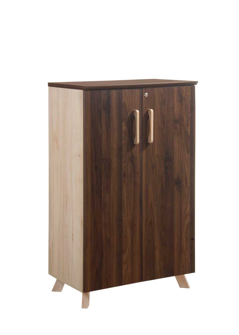 Wooden doors office cupboard Dark Oak