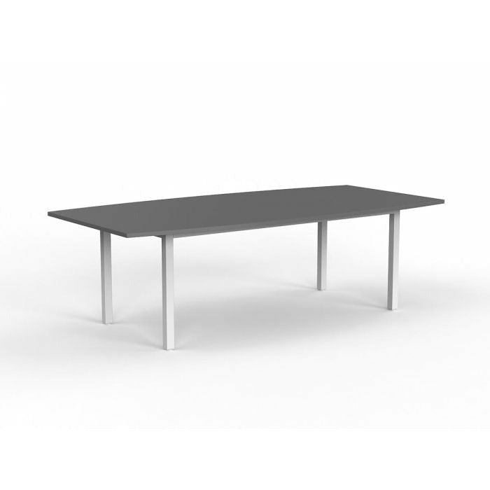 Cubit 2400 x 1200 Boat Shaped Boardroom Table