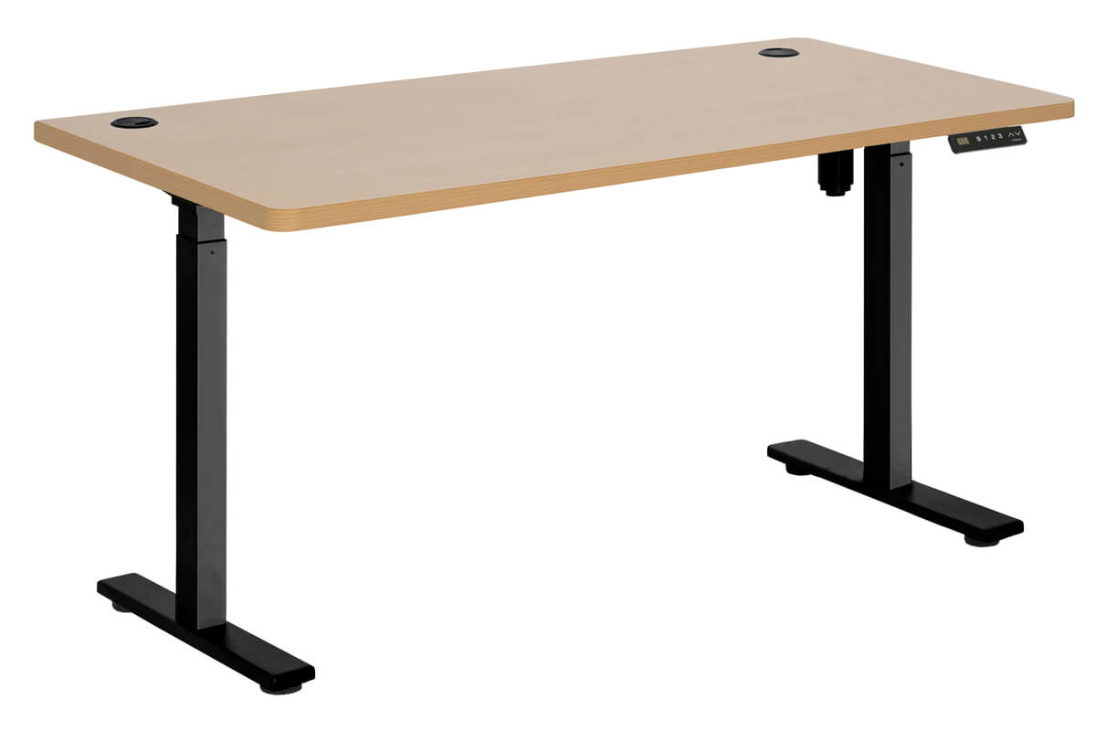 Electric Height Adjustable Desk Single Motor