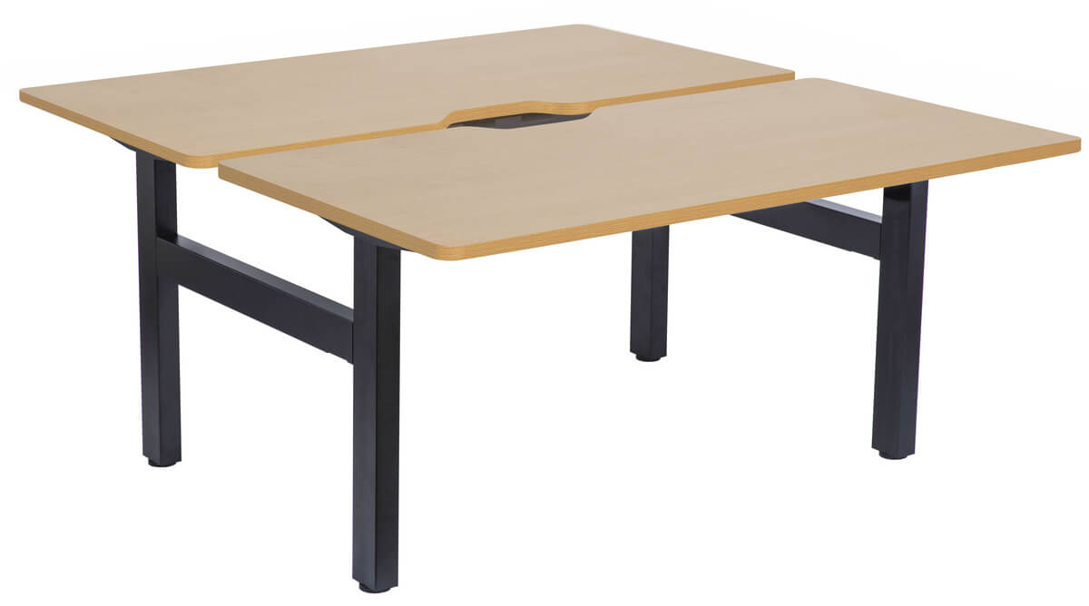 Pulse Fixed Height Back to Back Desk