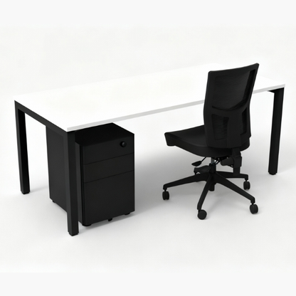 Cubit Metal Framed Desk Bundle